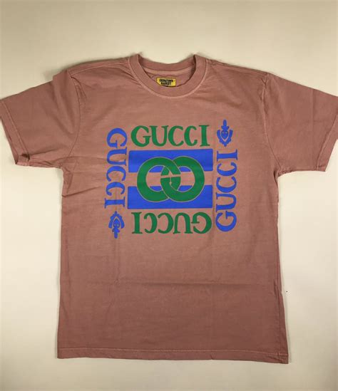 vintage fake gucci t shirt|bootleg gucci shirt chinatown market.